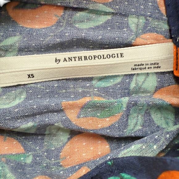 Anthropologie The Piper Bandeau Cutout Oranges Ruched Mini Dress XS RARE - Picture 7 of 10